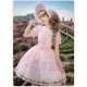 Mademoiselle Pearl Sanrio My Melody Rose Themed Apron Top Skirt Set JSKs and OPs(Reservation/Full Payment Without Shipping)
